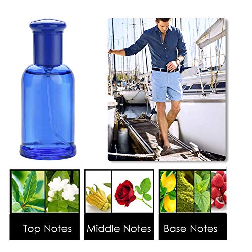 3 X 50 Ml Perfume para Hombre Colonia, Caja de Regalo Perfume Duradero para Caballero Perfume Líquido, Perfume Portátil de Larga Duración, para Regalo de Navidad de Acción de Gracias (01)