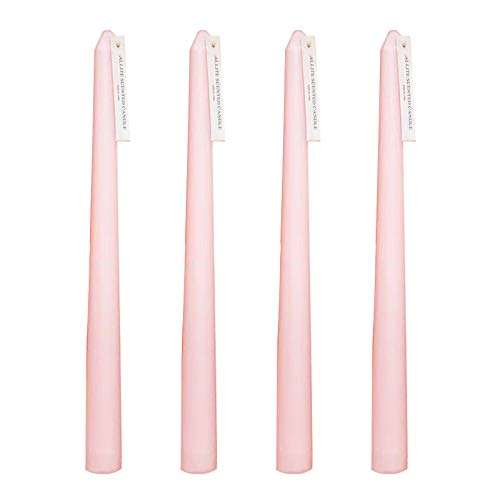 4 velas cónicas de 25 cm, velas de colores para cena, velas largas, velas cónicas, velas perfumadas de rosas, regalos para mujeres, velas para el hogar, rosas para bodas, fiestas, día de la madre