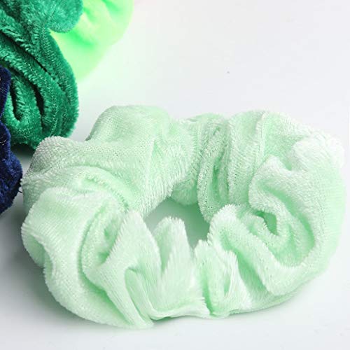 40 Piezas Scrunchies de Banda Velvet Elástico - FossenMA Banda de Pelo para Mujeres Chicas Elegante, Accesorios para el Cabello de Niñas Mujer