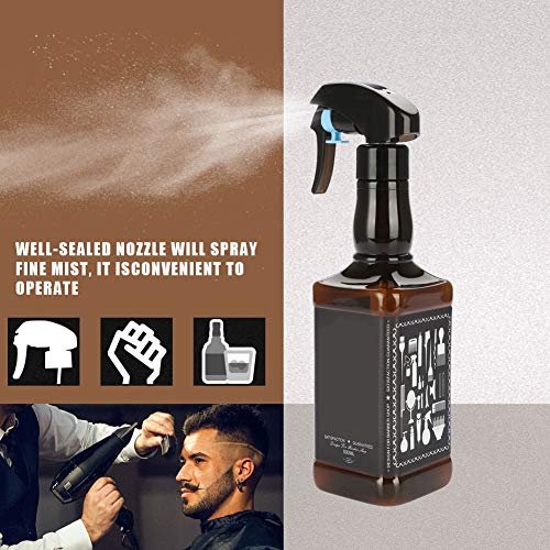 500 ml botella vacía spray botella barbería spray alta presión peluquería para peluquería belleza venta productos para peluquería salón de belleza