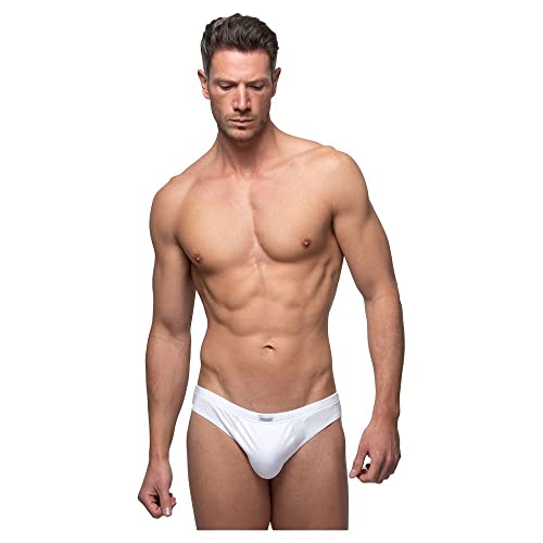 Abanderado Mini Slip de algodón, Blanco (Blanco 001), Large (Tamaño del Fabricante: G/52) para Hombre