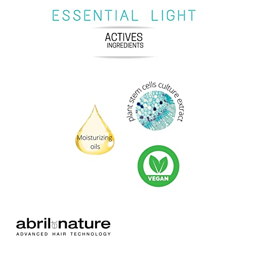 abril et nature | Sérum Capilar Profesional de Peluquería ESSENTIAL LIGHT para cabello debilitado o delicado | Fortalecedor del cabello Vegano 100ml