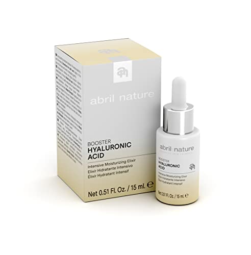 abril et nature Skin Hyaluronic Acid Booster 15ml. Sérum Booster Vegano 100% Natural. Hidratante Intensivo. Con Extracto de Micro-Algas Marinas. Anti-arrugas. Regenerador del Colágeno y de Elastina.