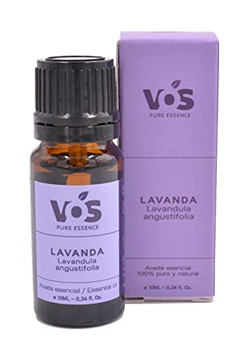 Aceite esencial de Lavanda - 100% Puro y natural - calma y sueño, regenerador y tonificante de la piel - 10ml