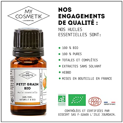 Aceite esencial de Petit Grain orgánico - MY COSMETIK - 10 ml