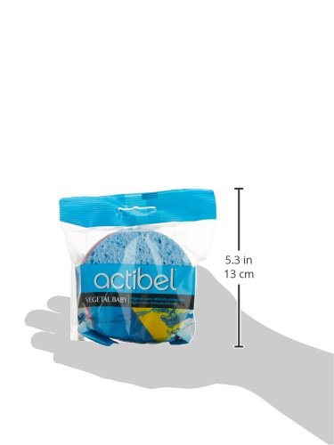 Actibel Esponja Vegetal para Bebé - Pack de 2 Esponjas