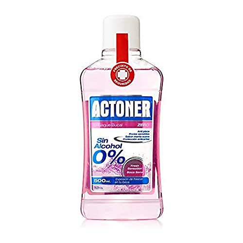 Actoner, Enjuague Bucal Sin Alcohol, Encías Sensibles, 500 ml, 1 unidad