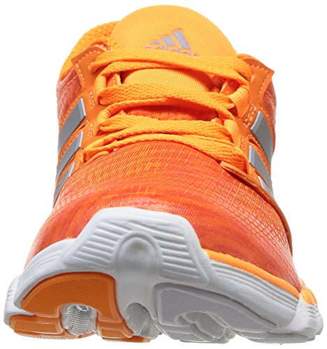 Adidas Adipure Crazy Quick - Zapatillas de Running para Hombre, Color Solar Zest/Metallic Silver/Running White FTW, Talla 46.6666666666667