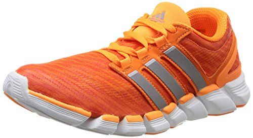 Adidas Adipure Crazy Quick - Zapatillas de Running para Hombre, Color Solar Zest/Metallic Silver/Running White FTW, Talla 46.6666666666667