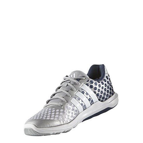 adidas Adipure Primo, Zapatillas de Running Hombre, Plateado/Blanco/Azul (Plamat/Ftwbla/Azumin), 46