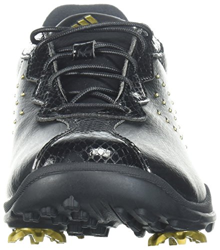 Adidas Mujeres Adipure DC Bajos & Medios Cordon Zapatos para Golf, Black Gold, Talla 5