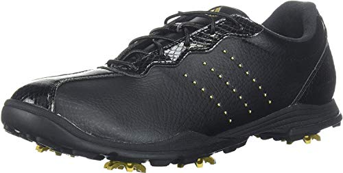 Adidas Mujeres Adipure DC Bajos & Medios Cordon Zapatos para Golf, Black Gold, Talla 5