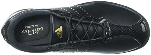 Adidas Mujeres Adipure DC Bajos & Medios Cordon Zapatos para Golf, Black Gold, Talla 5