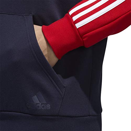 adidas Traje de Nieve con Capucha para Hombre Essentials, Hombre, Traje para Nieve, IXW45, Escarlata/Tinta/Escarlata, XXL Tall