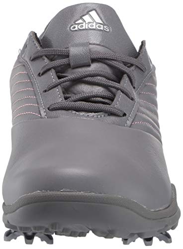 adidas Women's W Adipure DC2 Golf Shoe, Grey Three/Glory Pink/Grey Four, 6.5 Medium US