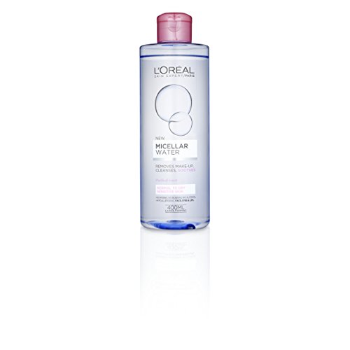 Agua micelar L 'Oreal Paris para piel sensible, normal y seca 400 ml