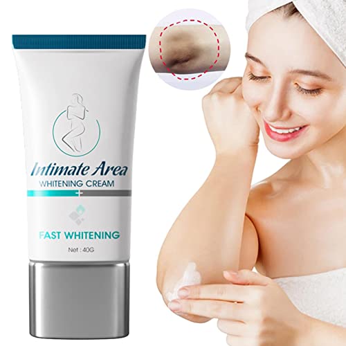 Aibyks Crema aclaradora de la Piel para el Cuerpo - Gel blanqueador de la Piel Corrector de Manchas oscuras - Crema aclaradora blanqueadora para Partes sensibles, Axilas, Parte Interna de los Muslos