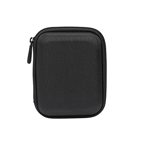 Amazon Basics - Funda para disco duro externo, color negro, 13.2 x 10.5 x 3.8 cm