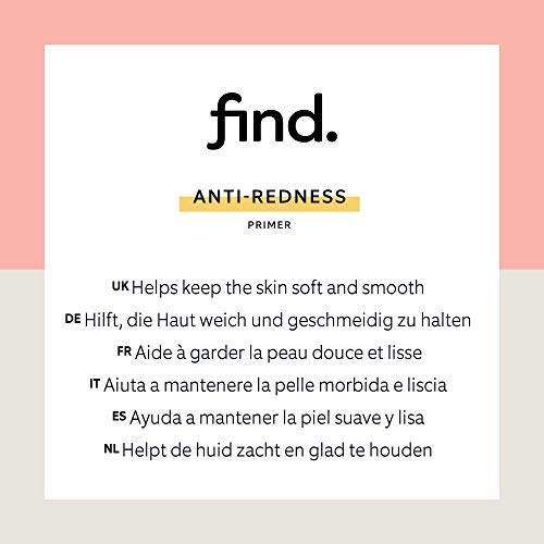 Amazon Brand - find. - Anti-Redness Primer, 30 ml