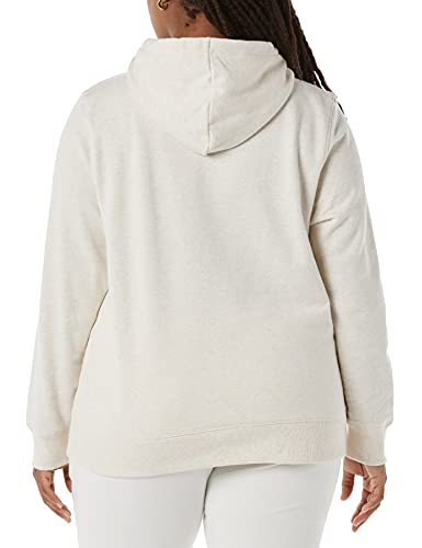 Amazon Essentials Sudadera con Capucha de Forro Polar de Rizo francés, Talla Blusa, Avena Mezcla, 3XL Grande