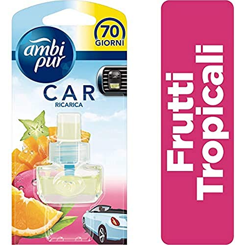 AMBI PUR Car Ambientador Recambio Fruta Tropical - 7 ml