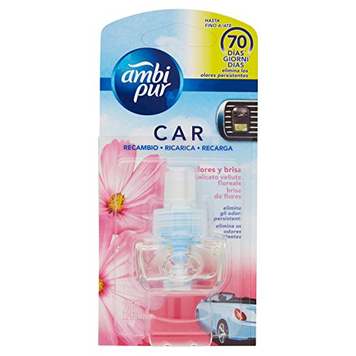 Ambi Pur Car Flores y Brisa Recambio para Ambientador - 7 ml