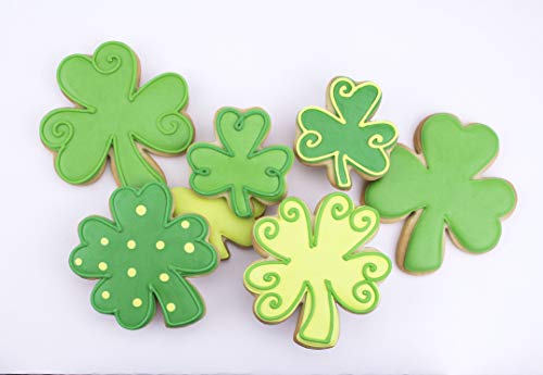 Ann Clark Cookie Cutters Cortador de galletas de trébol irlandés, 9,5 cm