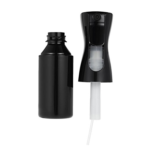 Anself Botella Frasco de Spray Pulverizador de Agua para Peluquería para Salón (150ml, negro)