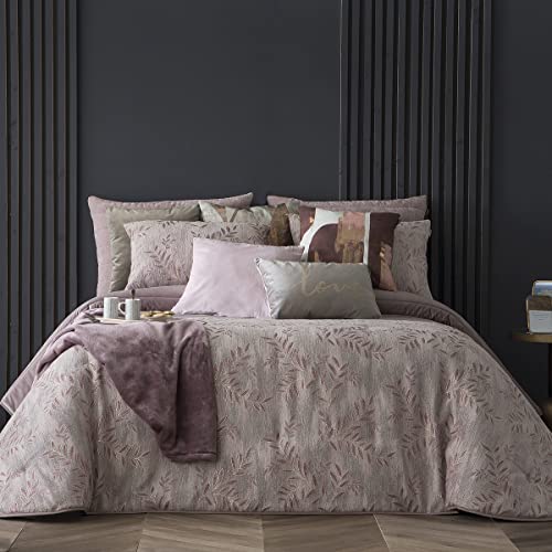 Antilo Colcha bouti Salma - Color Malva - Cama 135 cm