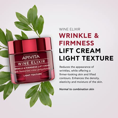 Apivita WINE ELIXIR wrinkle & firmness lift cream light texture 50 m