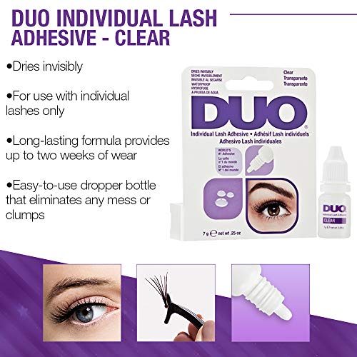 Ardell, Tratamiento para pestañas (DUO Individual Lash Adhesive Clear) - 25 gr.