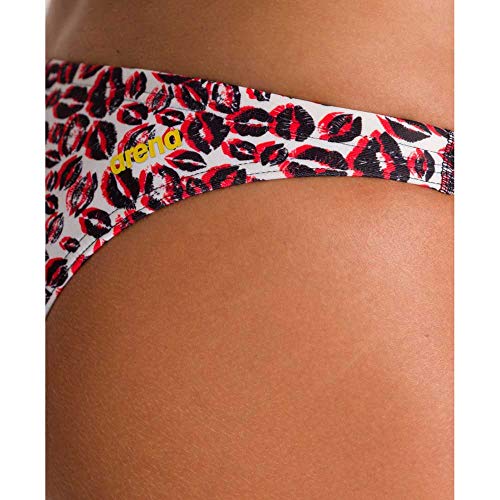 ARENA Free Brief Parte Inferior Bikini, Mujer, White Multi, XS