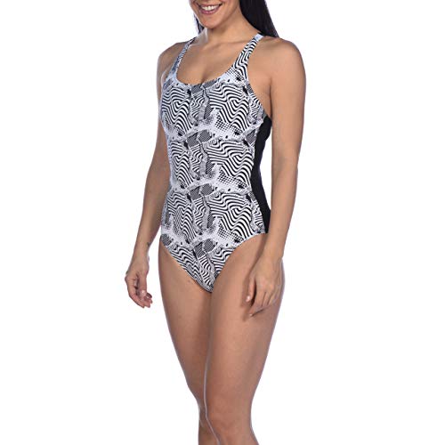 Arena W Cradle Back One Piece Bañador Bodylift Mujer Viola Copa B, Black, 40