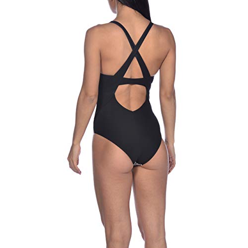 Arena W Cradle Back One Piece Bañador Bodylift Mujer Viola Copa B, Black, 40