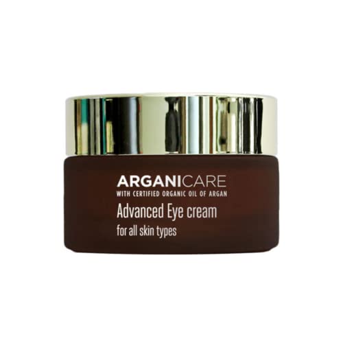 Arganicare Skincare Advanced Eye Cream - Crema Contorno de Ojos. Todo Tipo de Pieles - Reduce Bolsas, Ojeras y Arrugas Con Aceite de Argán - 30 ml