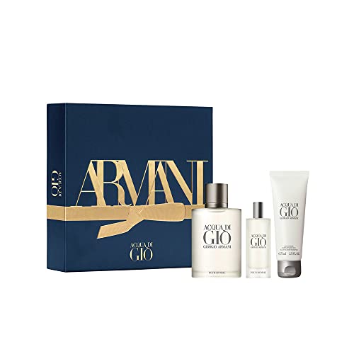 Armani acqua di gio homme eau toilette 100ml + gel de ducha 75ml + eau toilette 15ml