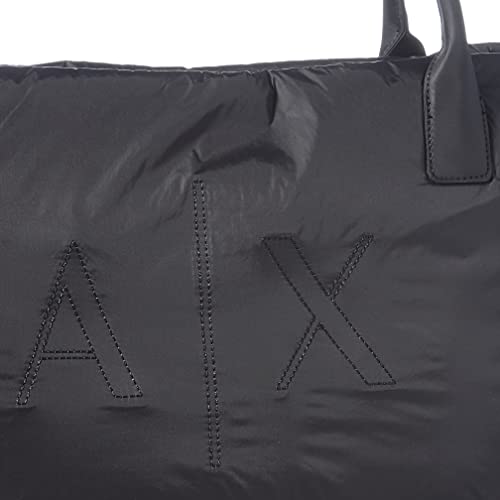 Armani Exchange Bolsa bomber para mujer, talla única, color Negro, talla Einheitsgröße