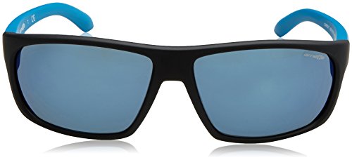 Arnette 0AN4225 237825 64 Gafas de Sol, Negro (Fuzzy Black/Greenmirrorlightbluee), Unisex-Adulto