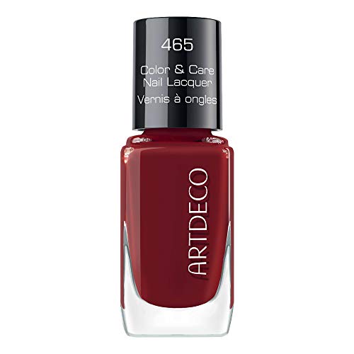 Artdeco Color & Care esmalte de uñas, 465 beloved burgundy, 10ml