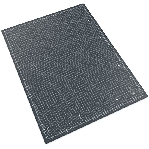 Arteza Base de corte autorreparable para cuchilla circular, Tamaño A2 60 x 45 cm (3 mm de grosor), Alfombrilla de doble cara para costura, Plancha de corte para medir en centímetros