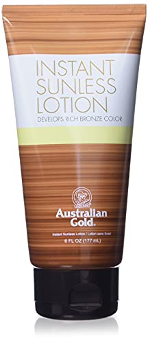 Australian Gold Sunless Instant Rich Bronze Color Lotion 177 Ml 1 Unidad 100 ml, el embalaje puede variar