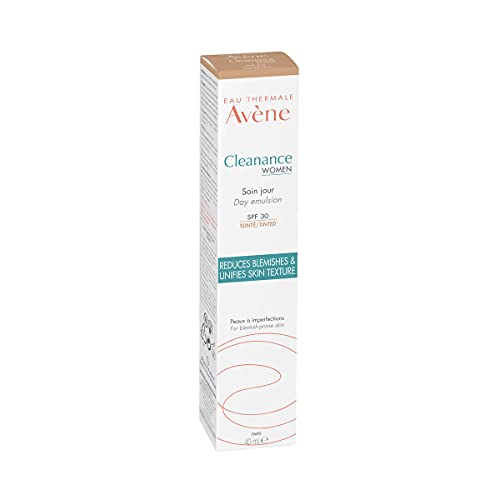 Avene Cleanance Women | Crema De Día Con Color | Imperfecciones | Spf30, Blanco, 40 Mililitro