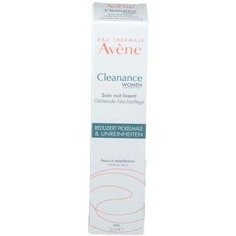 Avène Cleanance Women - Tratamiento de noche suavizante, 30 ml, reduce marcas e imperfecciones.