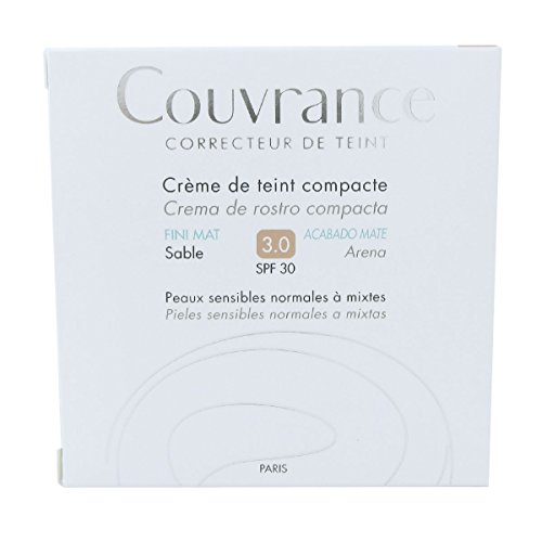 Avene Couvrance Crema rostro Compacta, SPF30, color 3.0, Arena