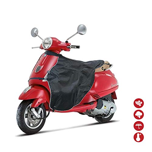 Awayhall Linuscud Cubre Piernas Universal para Scooter, Delantal Impermeable Cubre Piernas con Franja Reflectante Segura, Invierno Manta Térmica Cubre Piernas para Scooter Eléctricos Motos Coches