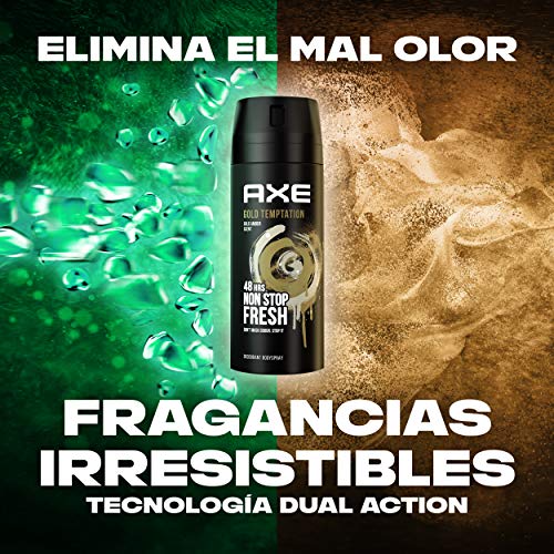 Axe Gold Temptation Rock Desodorante - 150 ml - Pack de 6