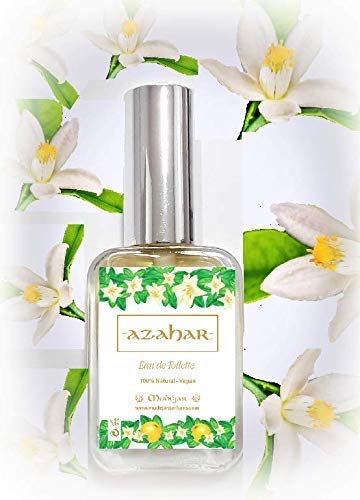 AZAHAR Eau de Toilette unisex 50 ml VEGAN 100% natural con aceites esenciales sin químicos vegan cruelty free