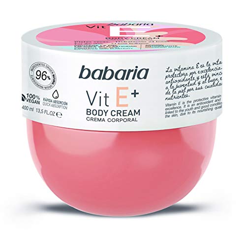 Babaria Crema Corporal Hidratante Vitamina E, 400ml