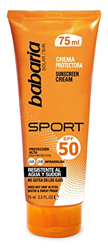 Babaria – Crema facial protección solar SPF50 Sport – 75 ml