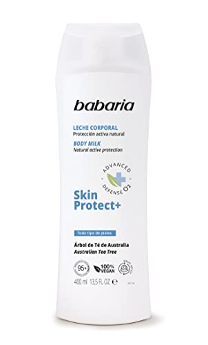 Babaria - Leche corporal Skin Protect+ - Protección activa y natural - Todo tipo de pieles - 400 ml